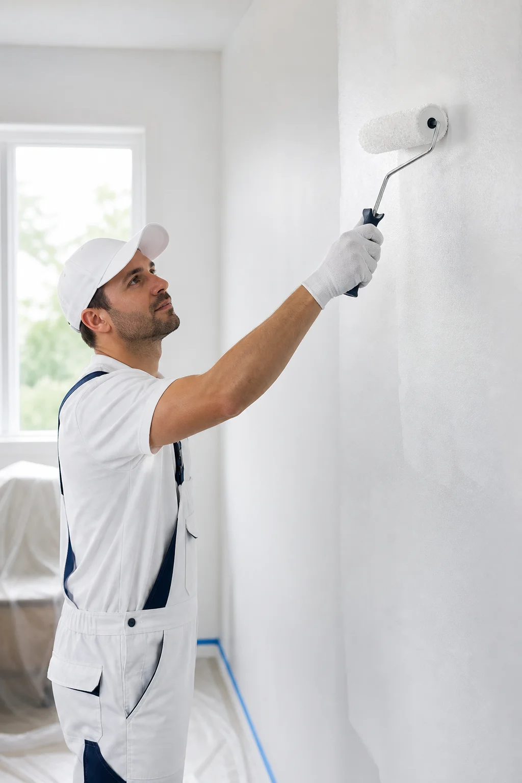 professional painter detailing